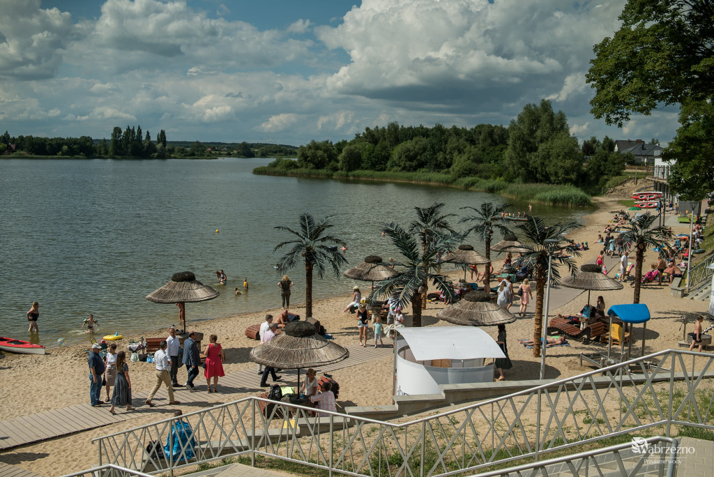 Otwarcie parku rekreacji na Podzamczu w Wąbrzeźnie