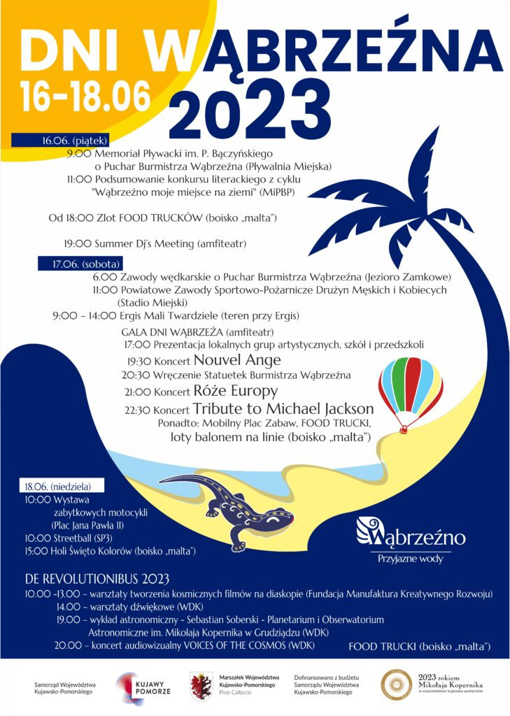 Plakat Dni Wąbrzeźna 2023