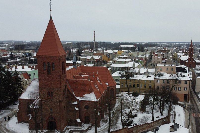 Kościół MBKP w Wąbrzeźnie z różnych perspektyw